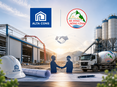 ALTACONS MỞ RỘNG MẠNG LƯỚI ĐỐI TÁC, HỢP TÁC CÙNG BÊ TÔNG HỒNG LĨNH